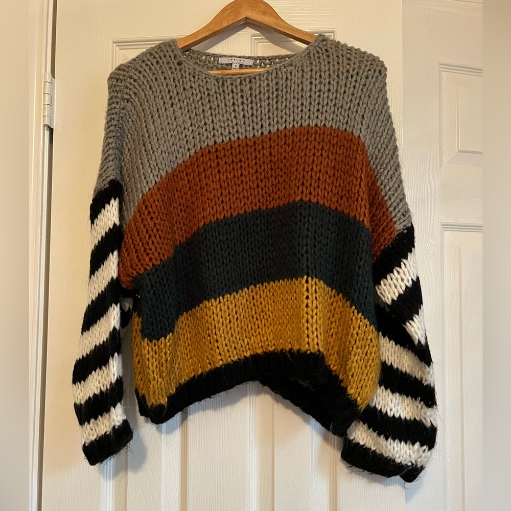Favlux Fashion Small Sweater Multicolored Stripes